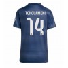 Real Madrid Aurelien Tchouameni #14 Borta Kläder Dam 2025-26 Kortärmad